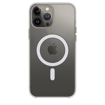 Чехол MagSafe прозрачный на iPhone 13 Pro Max